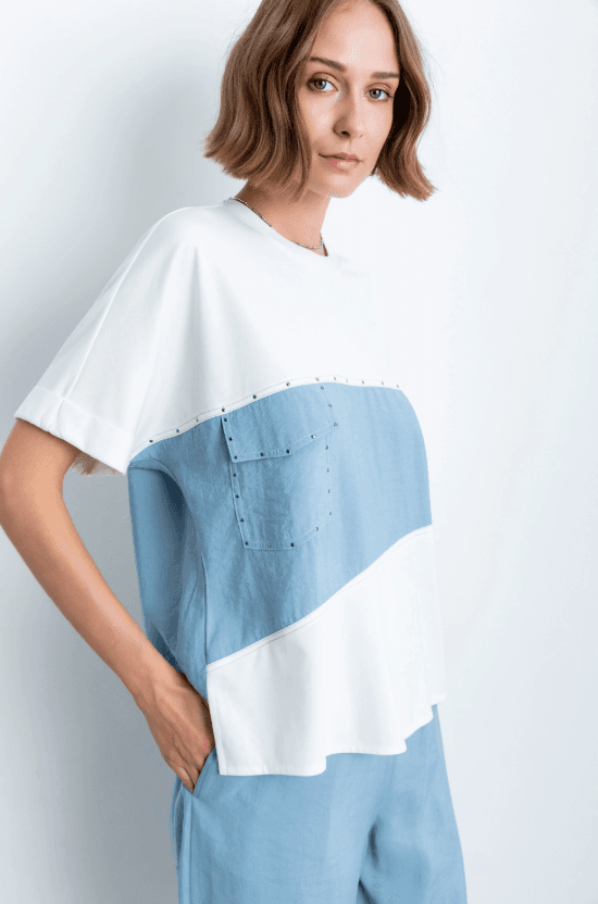 KASHA - MODAL GARNİLİ TSHIRT